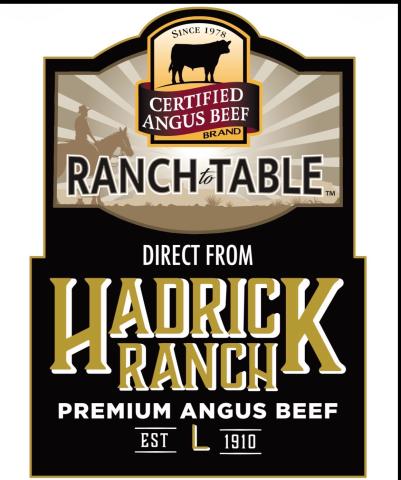 Hadrick Ranch Label